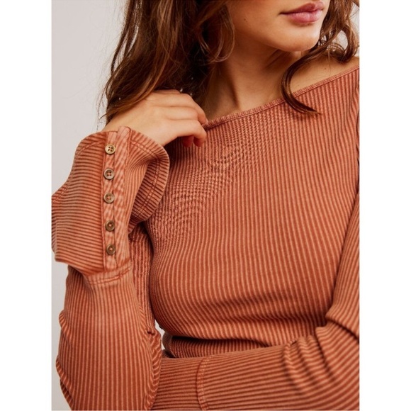 Free People We The Free Soul Sister Layering Top-Cedarwood - Picture 4 of 16